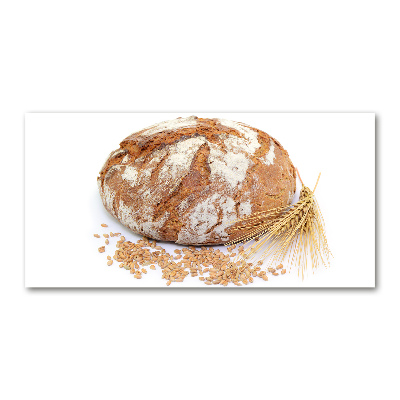 Quadro in vetro acrilico Pane e grano