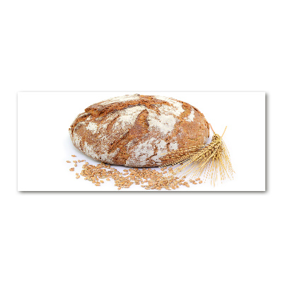 Quadro in vetro acrilico Pane e grano