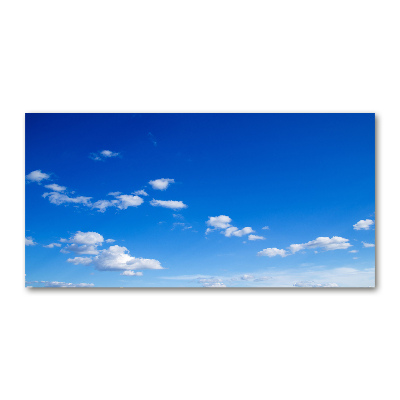Quadro in vetro acrilico Nuvole nel cielo