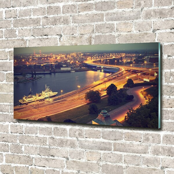 Quadro in vetro acrilico Stettino, Polonia