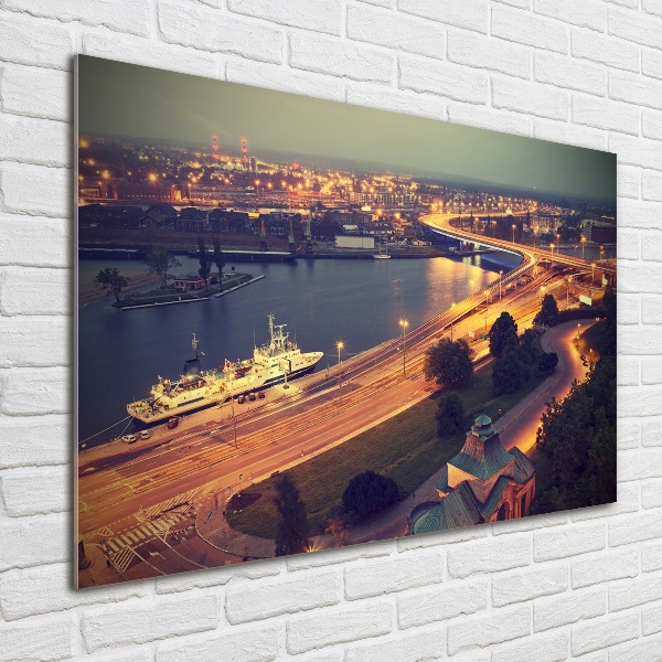 Quadro in vetro acrilico Stettino, Polonia