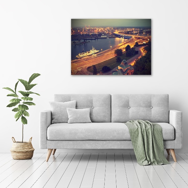 Quadro in vetro acrilico Stettino, Polonia