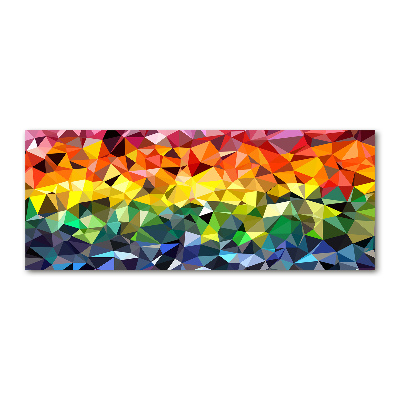 Quadro in vetro acrilico Sfondo geometrico