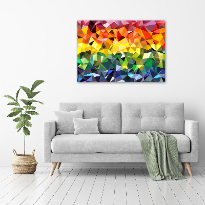 Quadro in vetro acrilico Sfondo geometrico