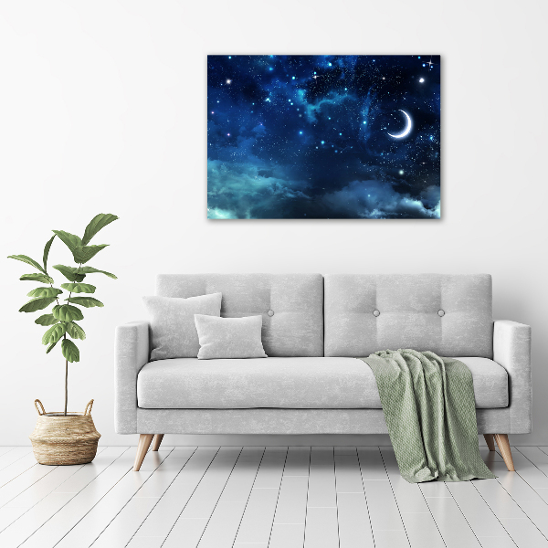 Quadro su vetro acrilico Cielo stellato