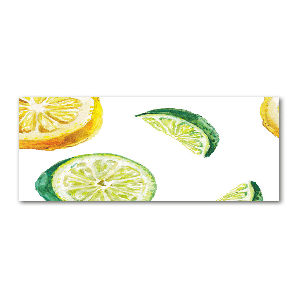 Quadro vetro acrilico Limone e lime