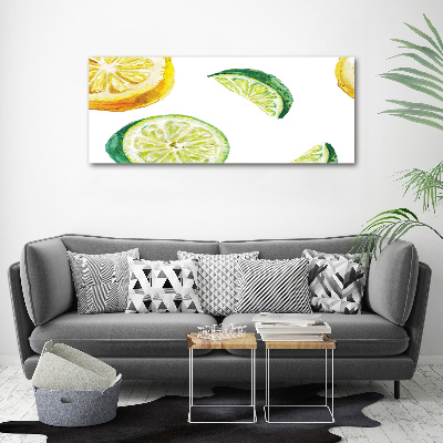Quadro vetro acrilico Limone e lime