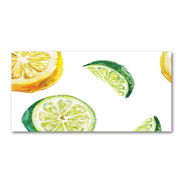 Quadro vetro acrilico Limone e lime