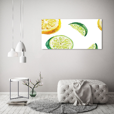 Quadro vetro acrilico Limone e lime