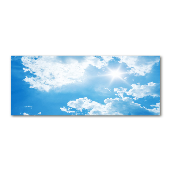 Quadro vetro acrilico Nuvole nel cielo