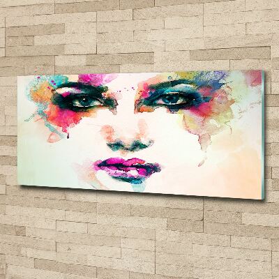Quadro su vetro acrilico Ritratto di una donna