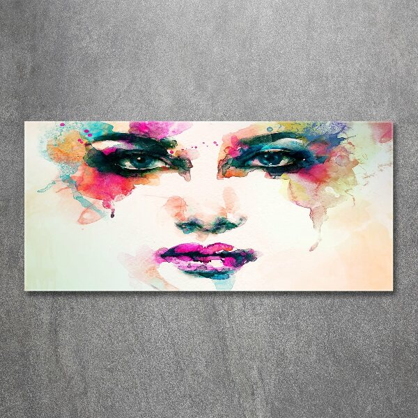 Quadro su vetro acrilico Ritratto di una donna