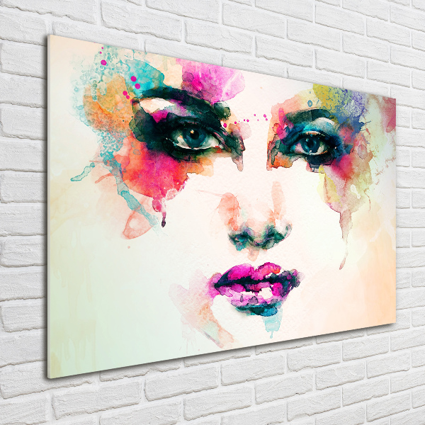 Quadro su vetro acrilico Ritratto di una donna