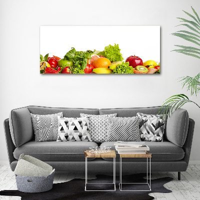 Quadro su vetro acrilico Frutta e verdura