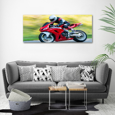 Quadro su vetro acrilico Motocicletta