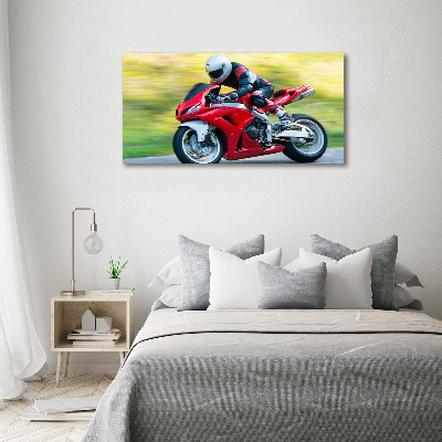 Quadro su vetro acrilico Motocicletta