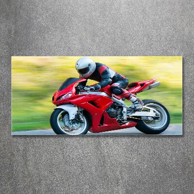 Quadro su vetro acrilico Motocicletta