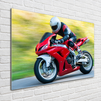 Quadro su vetro acrilico Motocicletta