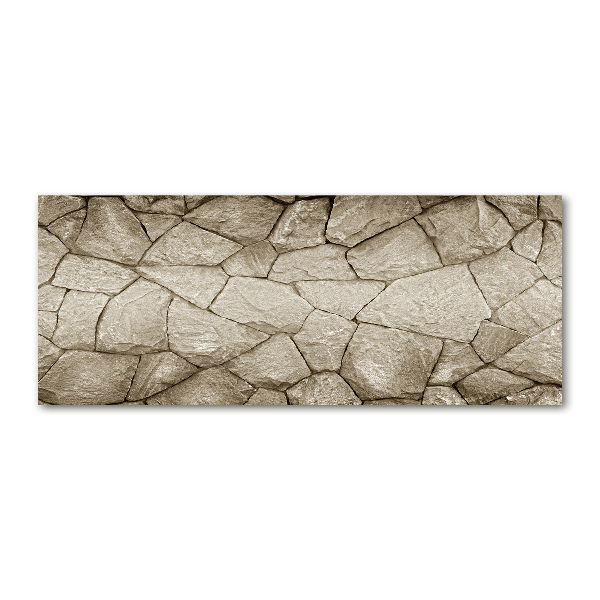 Quadro vetro acrilico Muro di pietra