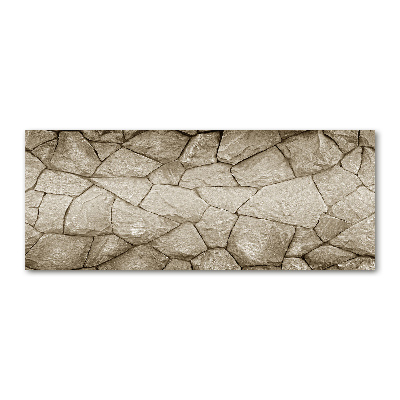 Quadro vetro acrilico Muro di pietra