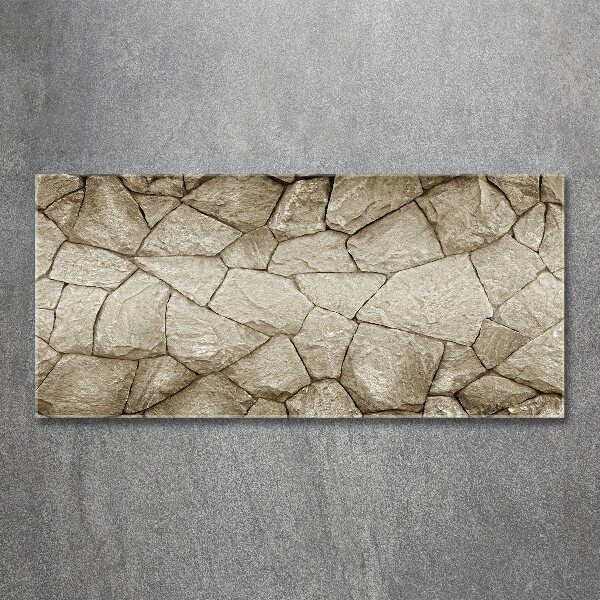 Quadro vetro acrilico Muro di pietra