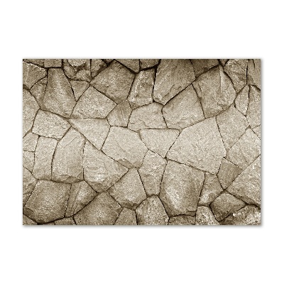 Quadro vetro acrilico Muro di pietra