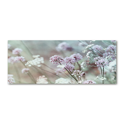 Quadro vetro acrilico Fiori selvatici