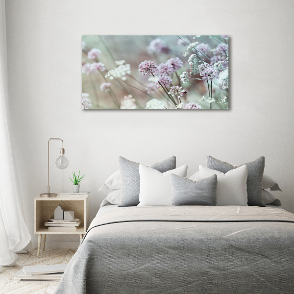 Quadro vetro acrilico Fiori selvatici