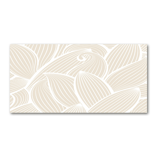 Quadro in vetro acrilico Motivo a foglie