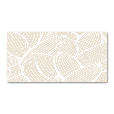 Quadro in vetro acrilico Motivo a foglie