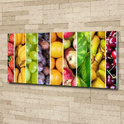 Quadro su vetro acrilico Frutta