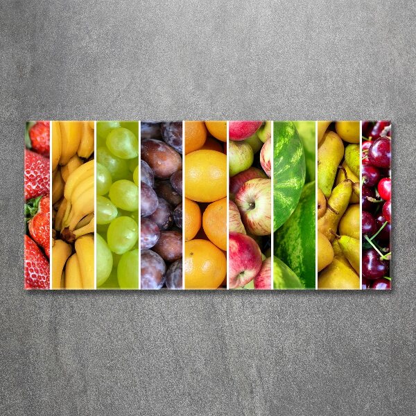 Quadro su vetro acrilico Frutta