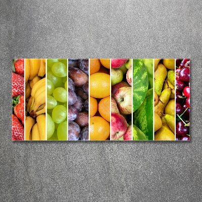 Quadro su vetro acrilico Frutta