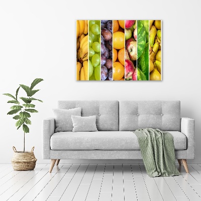 Quadro su vetro acrilico Frutta