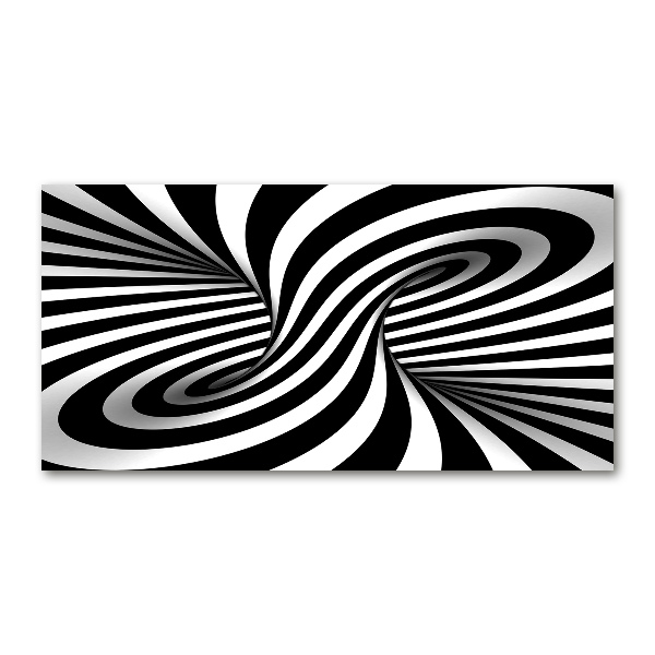 Quadro in vetro acrilico Vortice astratto