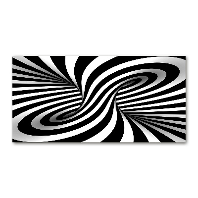 Quadro in vetro acrilico Vortice astratto