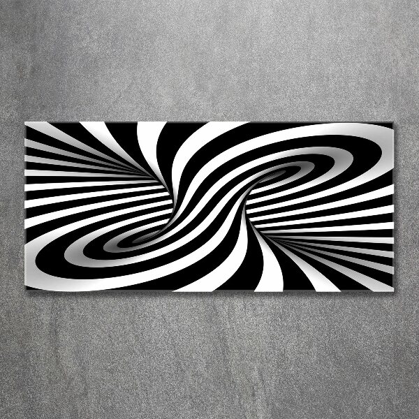 Quadro in vetro acrilico Vortice astratto