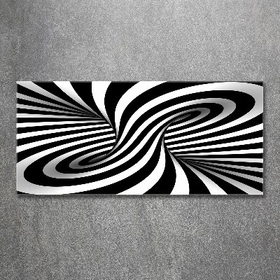 Quadro in vetro acrilico Vortice astratto