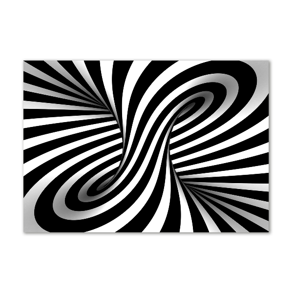 Quadro in vetro acrilico Vortice astratto