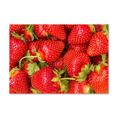 Quadro vetro acrilico Fragole