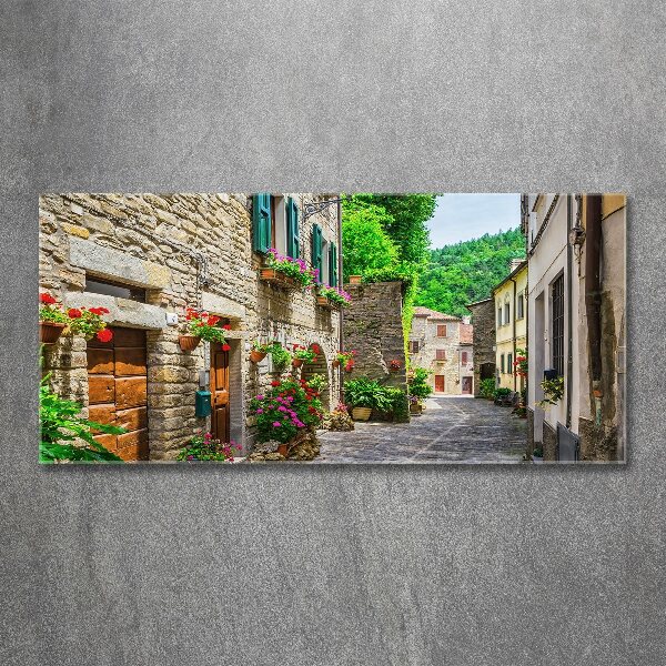 Quadro su vetro acrilico Una strada affascinante