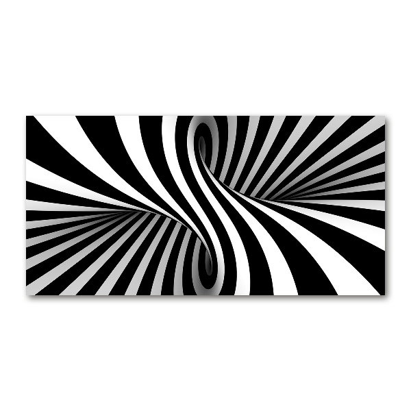 Quadro vetro acrilico Vortice astratto