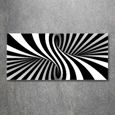 Quadro vetro acrilico Vortice astratto