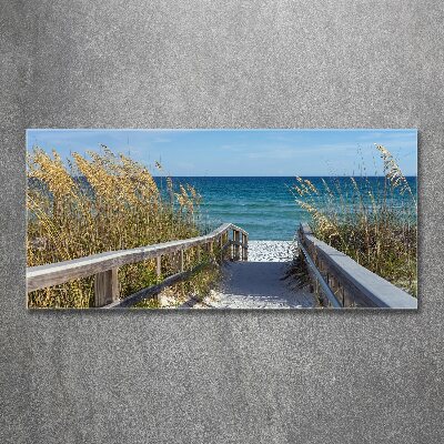 Quadro in vetro acrilico Dune costiere