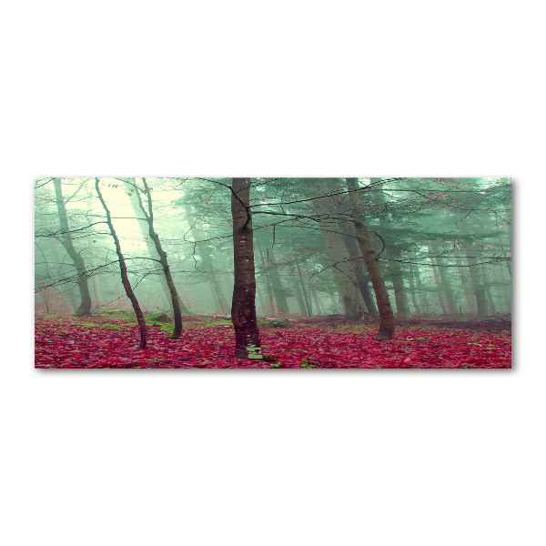 Quadro in vetro acrilico Foglie autunnali