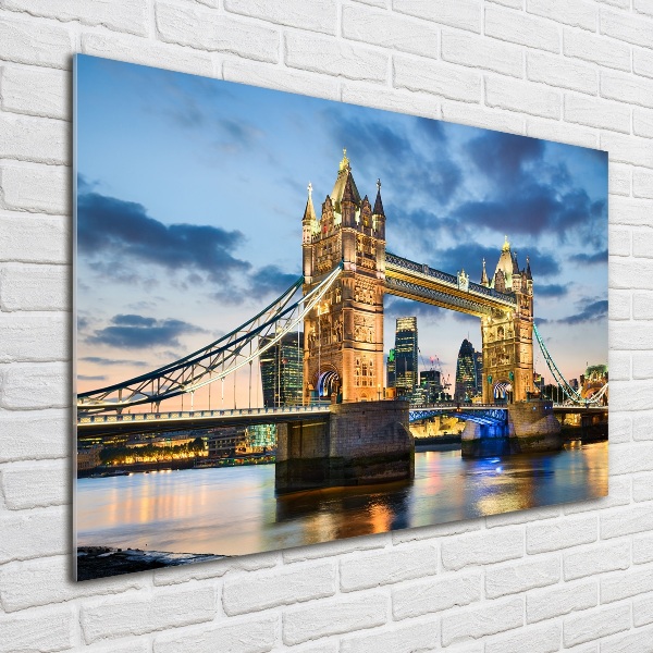 Quadro su vetro acrilico Tower Bridge di Londra
