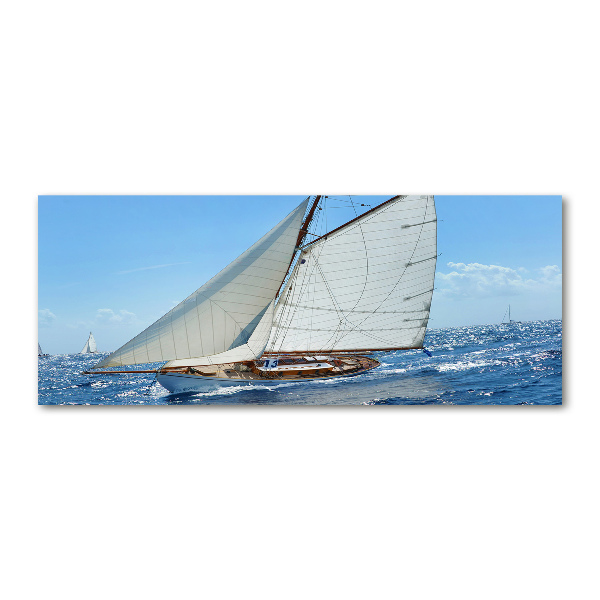 Quadro in vetro acrilico Yacht