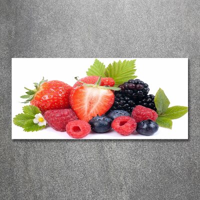 Quadro vetro acrilico Frutti di bosco