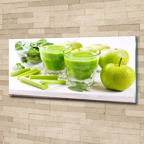 Quadro su vetro acrilico Cocktail verde