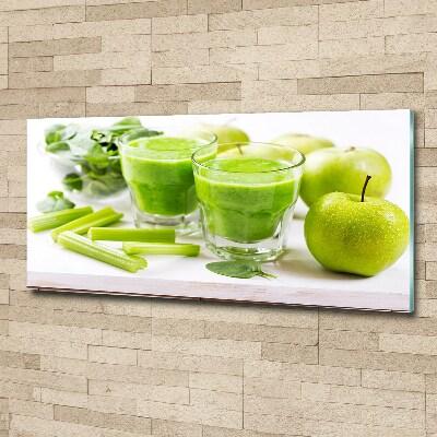 Quadro su vetro acrilico Cocktail verde